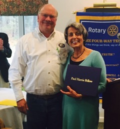 Paul Harris Fellow Award Recipient